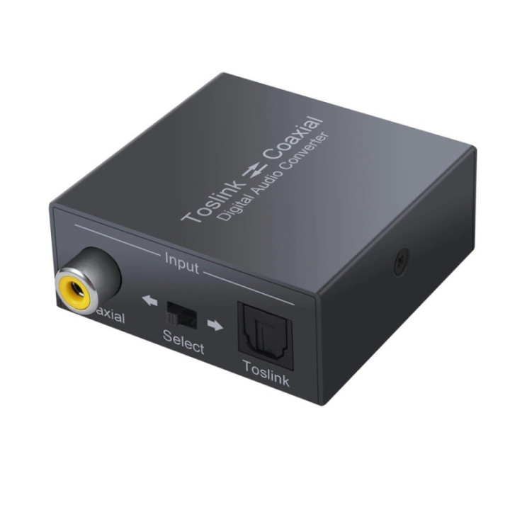 Convertidor de Audio Optico a Coaxial Bidireccional