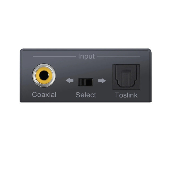 Convertidor de Audio Optico a Coaxial Bidireccional