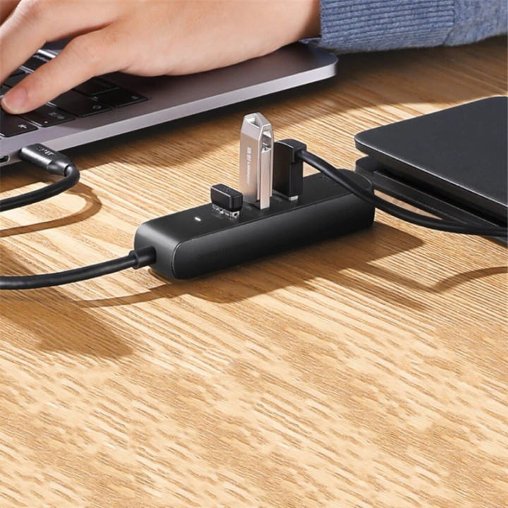 Adaptador HUB de USB-C a USB 3.0 y RJ45 10/100M UGREEN