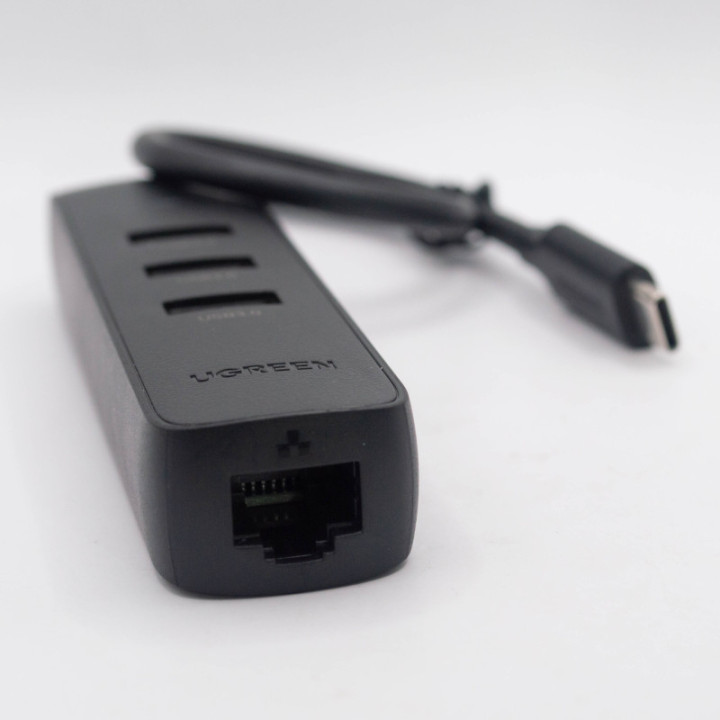 Adaptador HUB de USB-C a USB 3.0 y RJ45 10/100M UGREEN