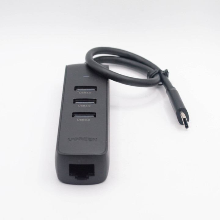 Adaptador HUB de USB-C a USB 3.0 y RJ45 10/100M UGREEN