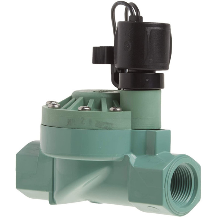 Valvula Electromagnetica Solenoide para Control de Flujo 3/4" PVC 12-24VDC NC