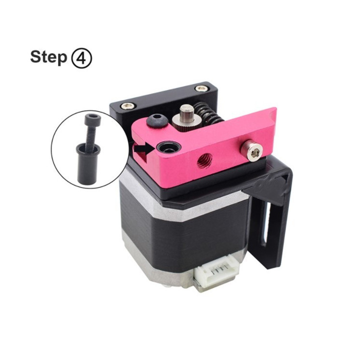 Cabezal alimentador de filamento impresora 3D derecho