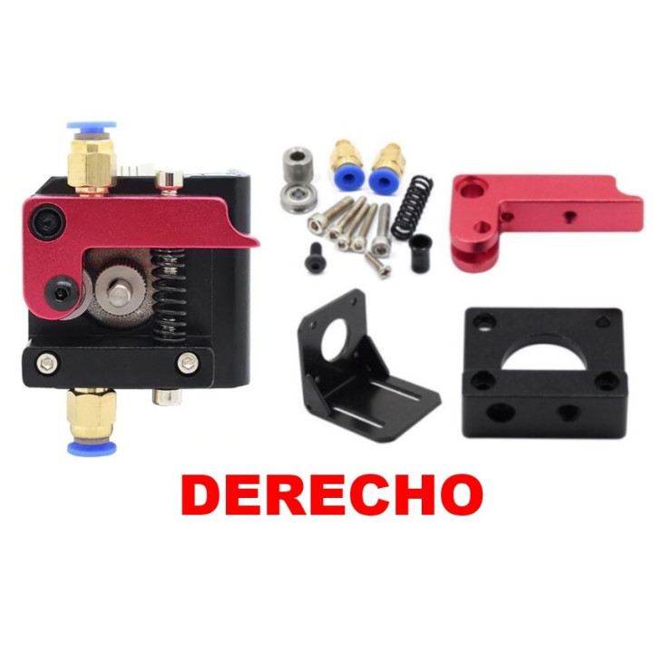 Cabezal alimentador de filamento impresora 3D derecho