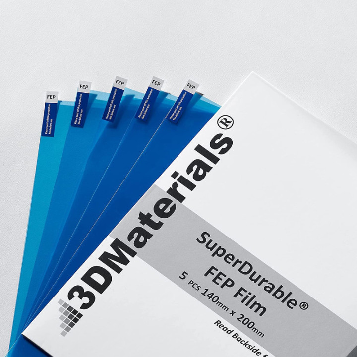 Hojas Laminadas con Pelicula FEP para Impresora 3D de Resina ANYCUBIC 140 x 200mm
