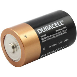 Bateria D 1.5V Alkalina Duracell No Recargable MN1300 LR20