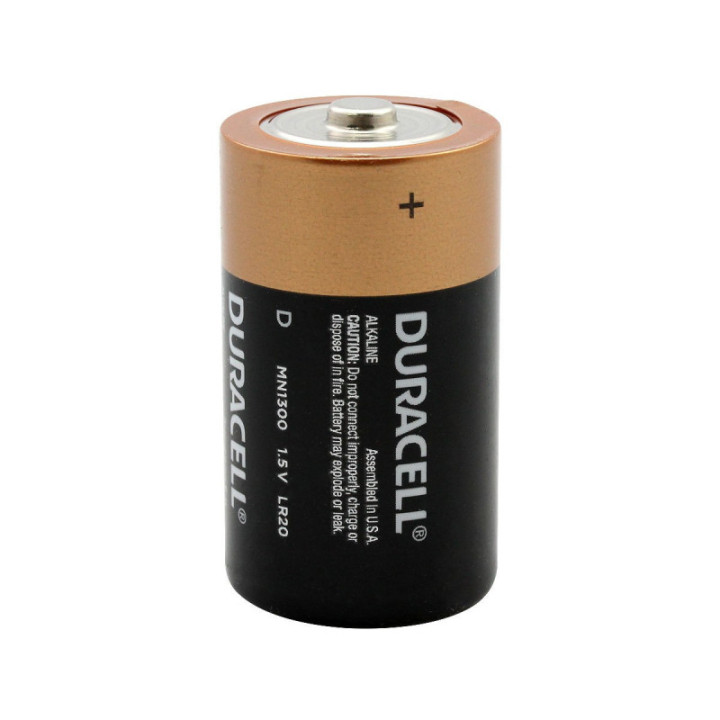 Bateria D 1.5V Alkalina Duracell No Recargable MN1300 LR20