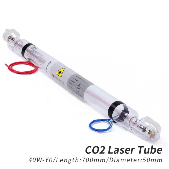 Tubo Laser para Maquina de Grabado y Corte 40W CO2 700x50mm