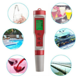 Medidor Digital de PH/EC/TDS/Temperatura 4 en 1 EZ-9908