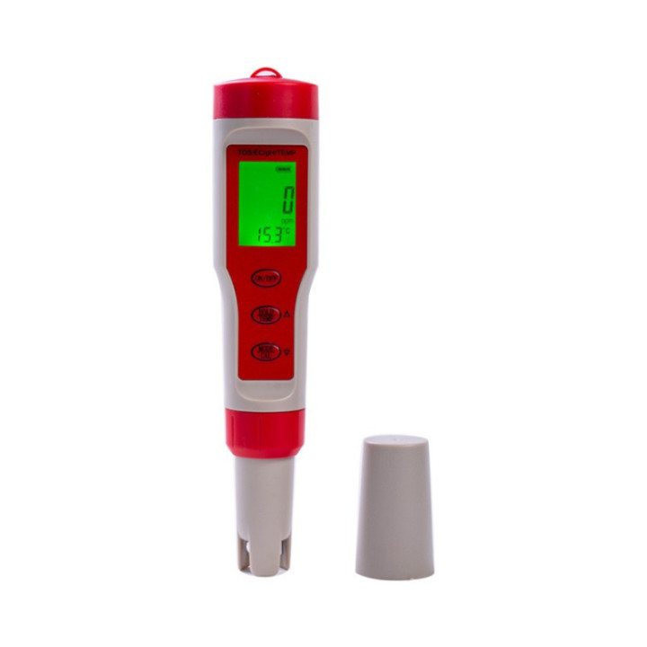 Medidor Digital de PH/EC/TDS/Temperatura 4 en 1 EZ-9908