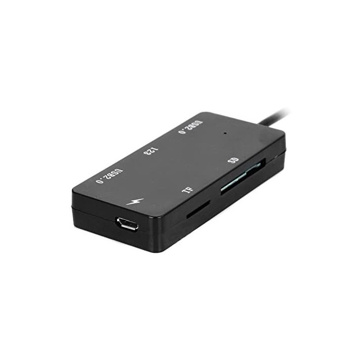 Lector de Tarjetas TF/SD y HUB USB 2.0 OTG Micro USB