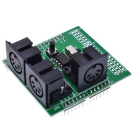 Modulo Shield de Interfaz Digital MIDI Compatible con Arduino