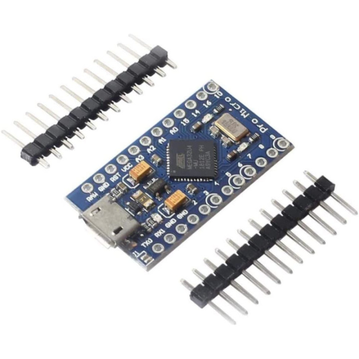 Tarjeta de Desarrollo Pro micro ATmega32U4 3.3V / 5V 16MHz compatible con Arduino