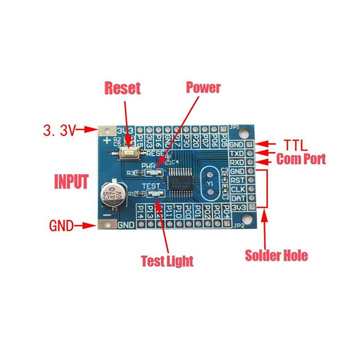 Tarjeta de desarrollo N76E003AT20