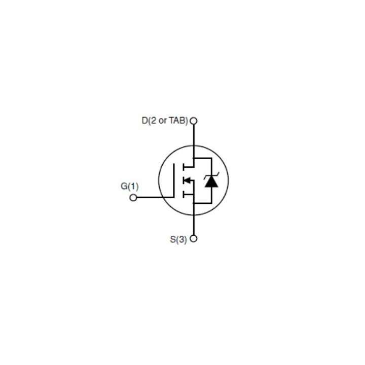 Transistor MOSFET Canal N 13NM60N 600V 13A
