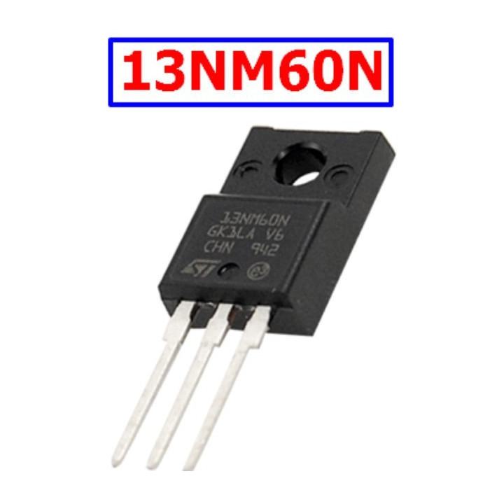 Transistor MOSFET Canal N 13NM60N 600V 13A