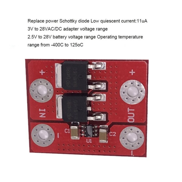 Modulo de Proteccion de Carga Solar Inversa 3-28V 15A