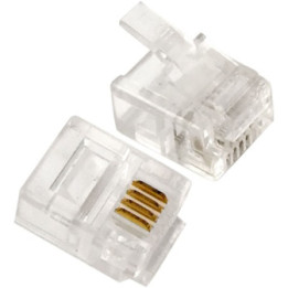 Conector RJ11 CAT3 (10 Unidades)