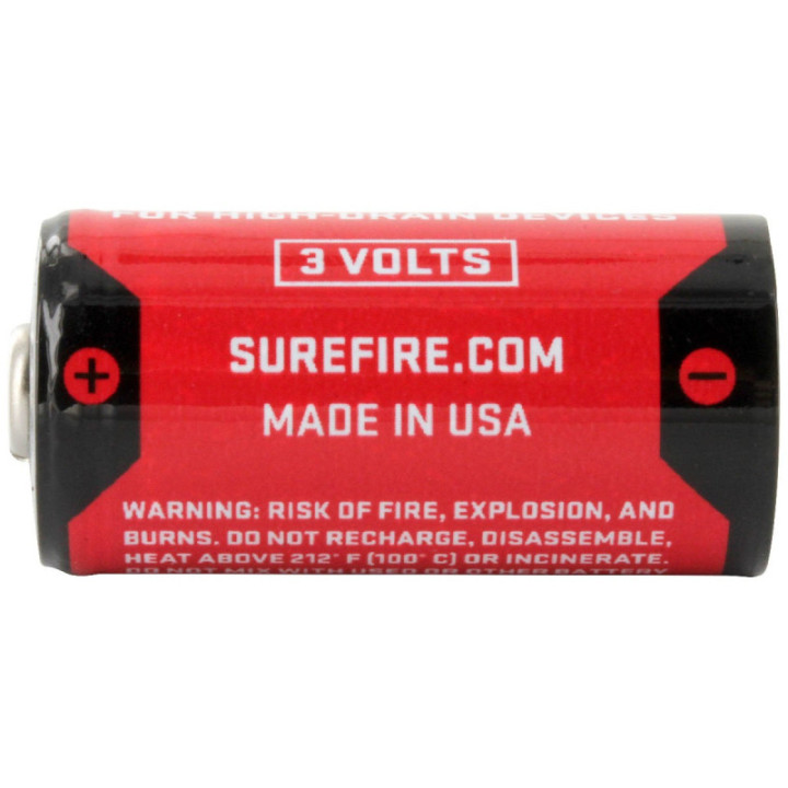 Bateria NO Recargable CR123A 3.0V Surefire
