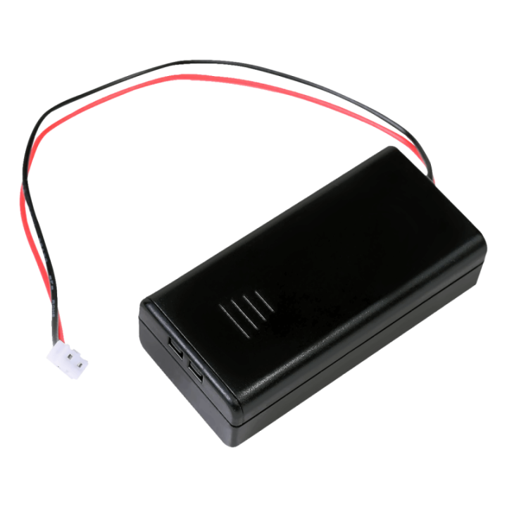 Contenedor de 2 Baterias AAA conector JST con Baterias GP R03 AAA 1.5V