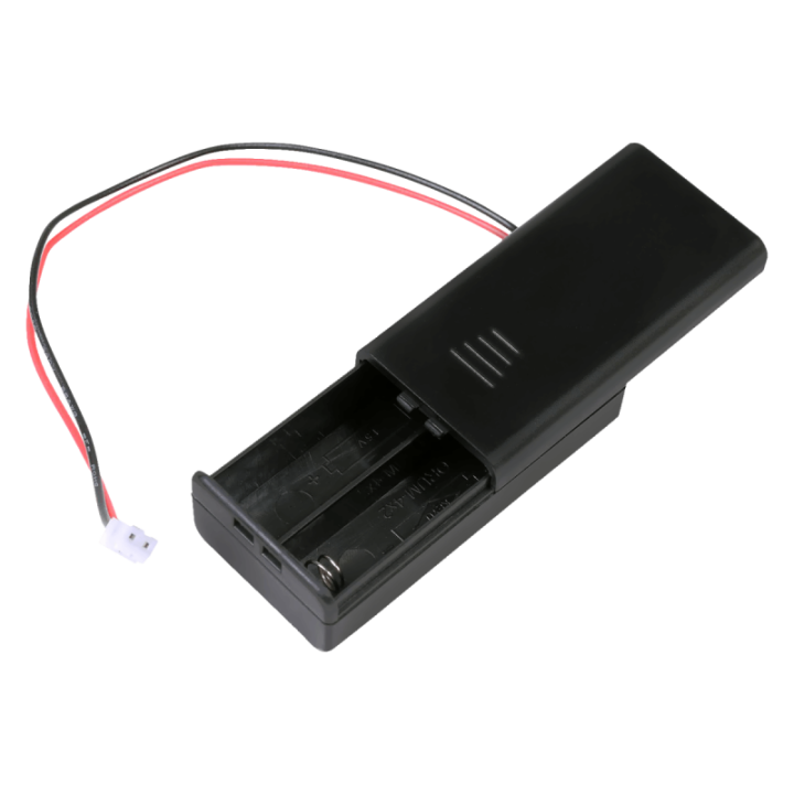 Contenedor de 2 Baterias AAA conector JST con Baterias GP R03 AAA 1.5V
