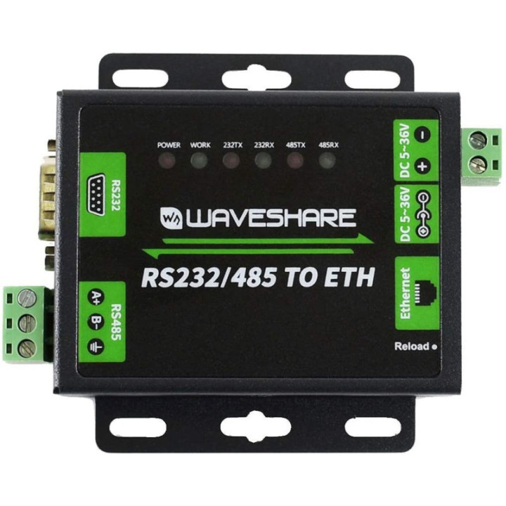 Convertidor de RS232/RS485 a Ethernet