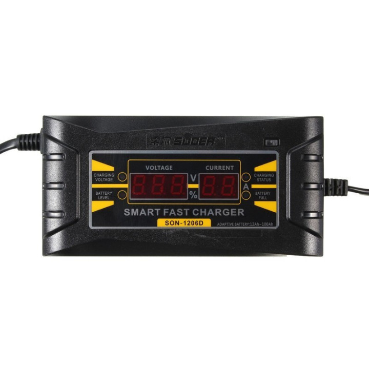 Cargador de Baterias de Acido 12V 6A/10A