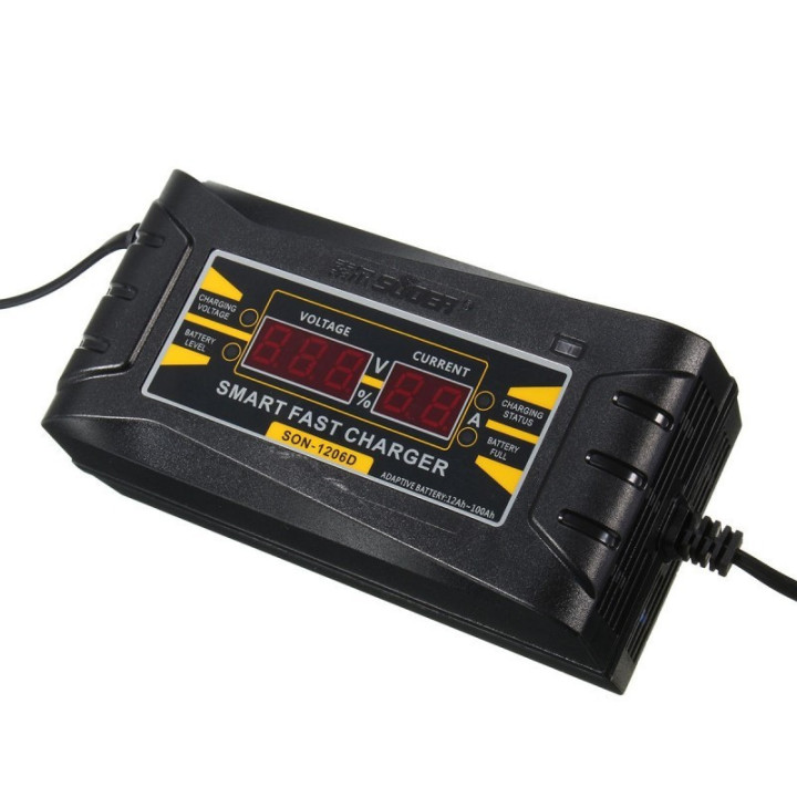 Cargador de Baterias de Acido 12V 6A/10A