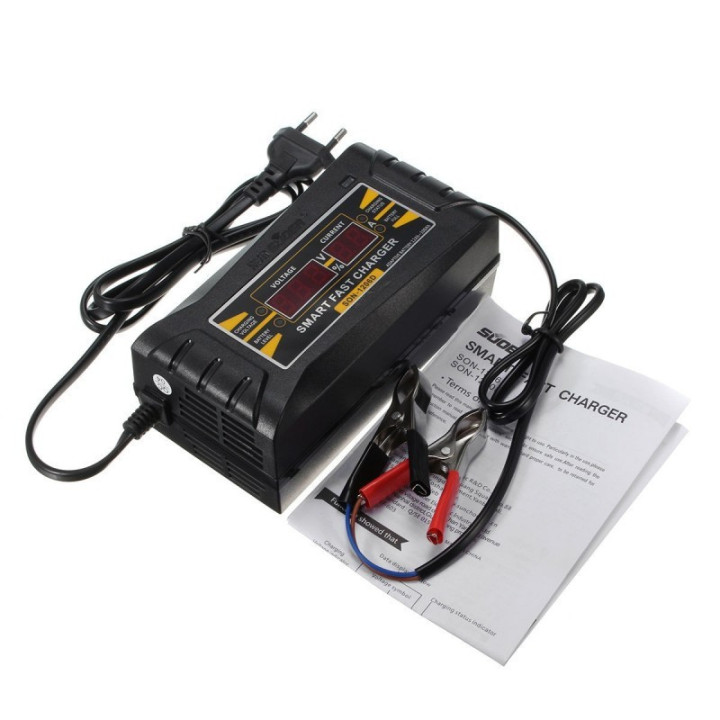 Cargador de Baterias de Acido 12V 6A/10A