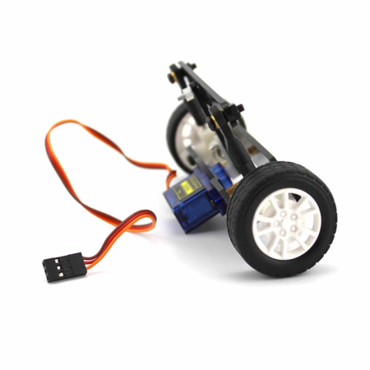 Sistema de Eje Delantero de Coche con Servo ZX2 (DIY)