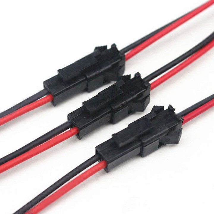 Terminales JST Hembra - Macho 2-3 Pines (2 pares) 24AWG