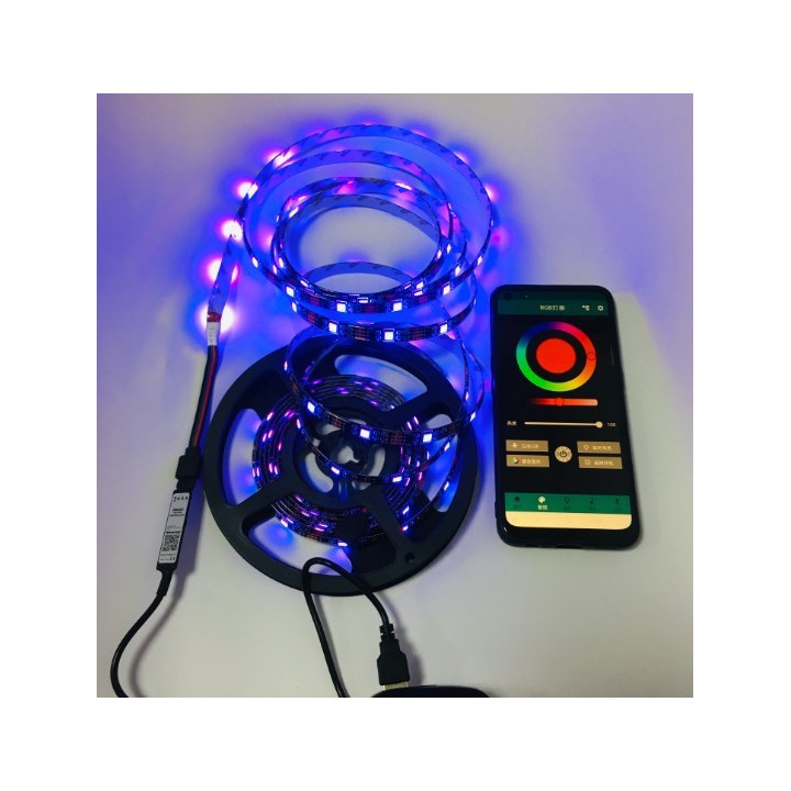 Tira de Luces LED RGB Bluetooth 5M