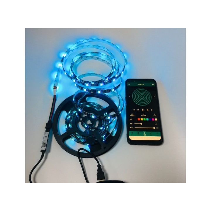Tira de Luces LED RGB Bluetooth 5M