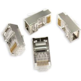 Conector RJ45 CAT 6 Metalico Protegido (2U)