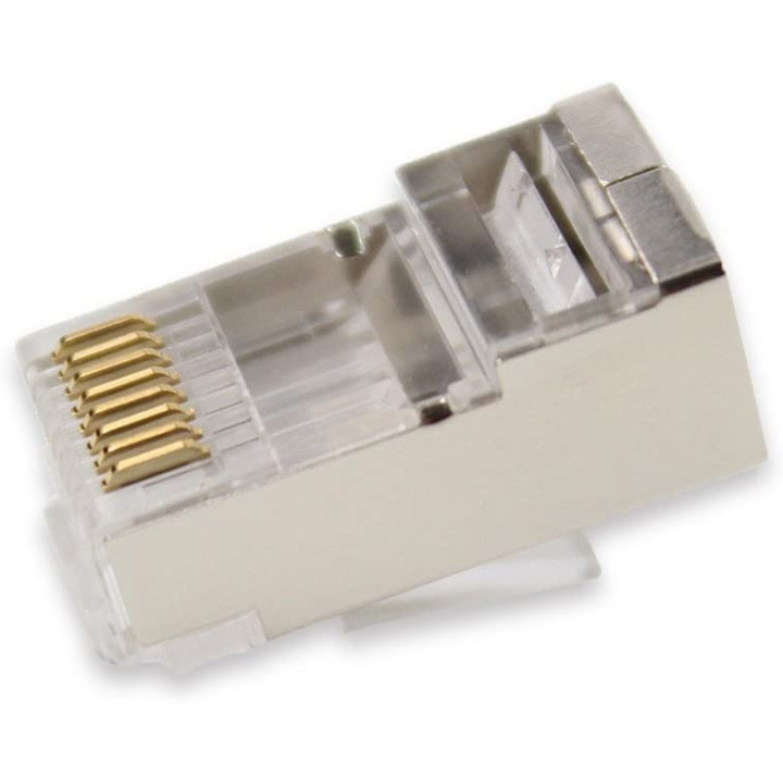Conector RJ45 CAT 6 Metalico Protegido (2U)
