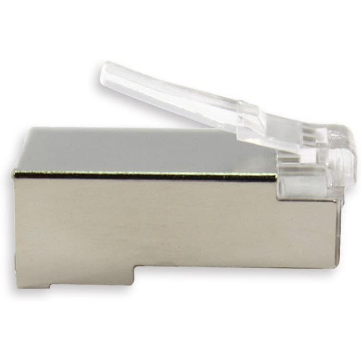Conector RJ45 CAT 6 Metalico Protegido (2U)