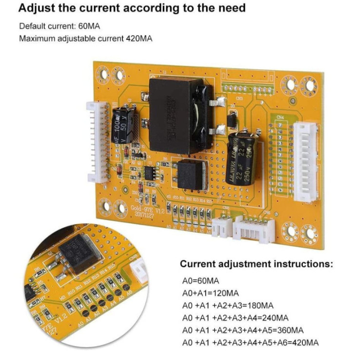 Controlador de Retroiluminacion para TV LCD/LED 26-55" Gold-97Es