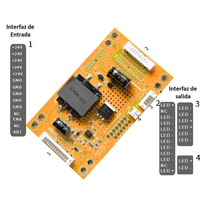Controlador de Retroiluminacion para TV LCD/LED 26-55" Gold-97Es