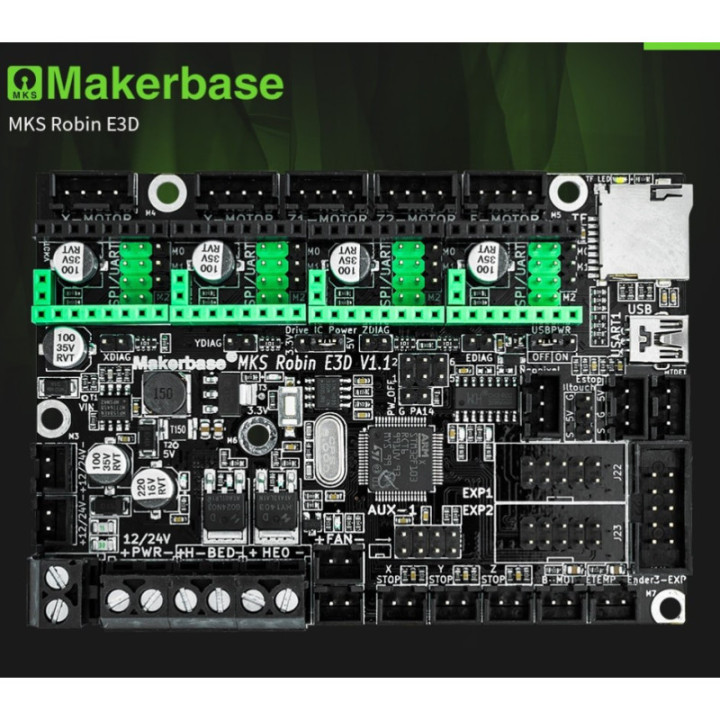 Tarjeta Madre Makerbase MKS Robin E3D V1.1 para impresora 3D