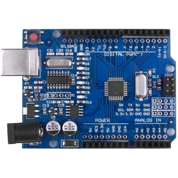 Tarjeta de desarrollo UNO R3 SMD ATMega328P CH340