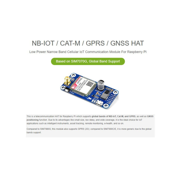 Modulo GSM/GPS 4G LTE SIM 7070G