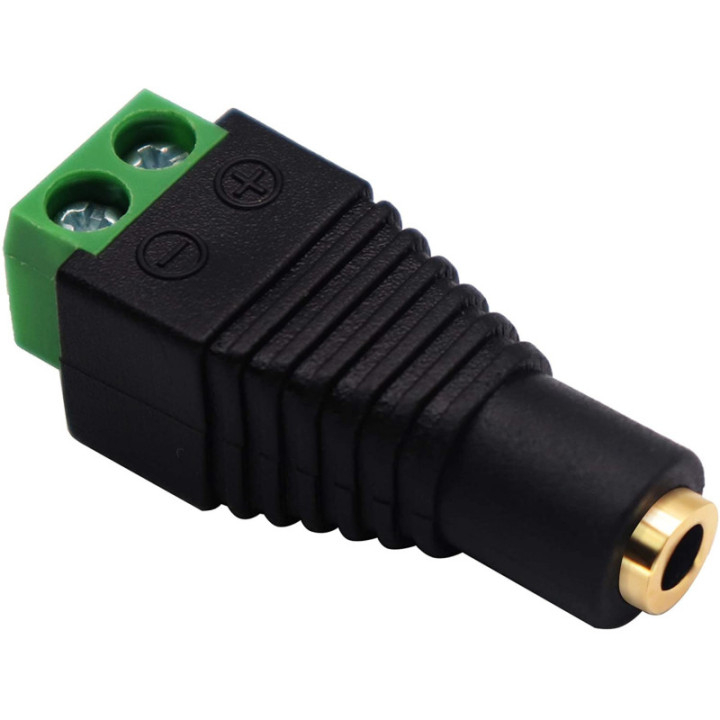 Conector de Audio 3.5mm a Terminal con 2 Tornillos