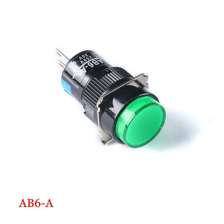 Interruptor Push Button P16 NC/NO 16mm 3 Pines