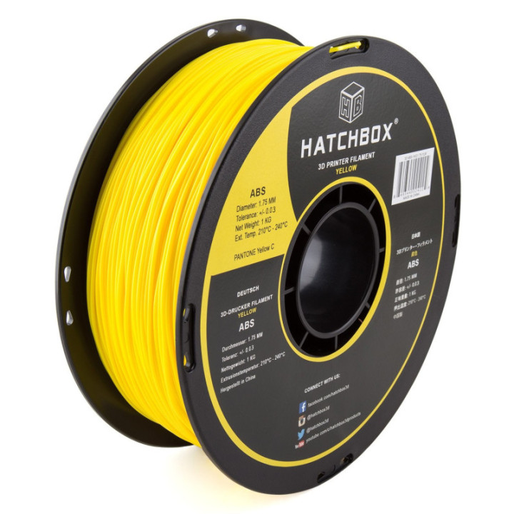 Filamento ABS Hatchbox 1.75MM 2.2LBS