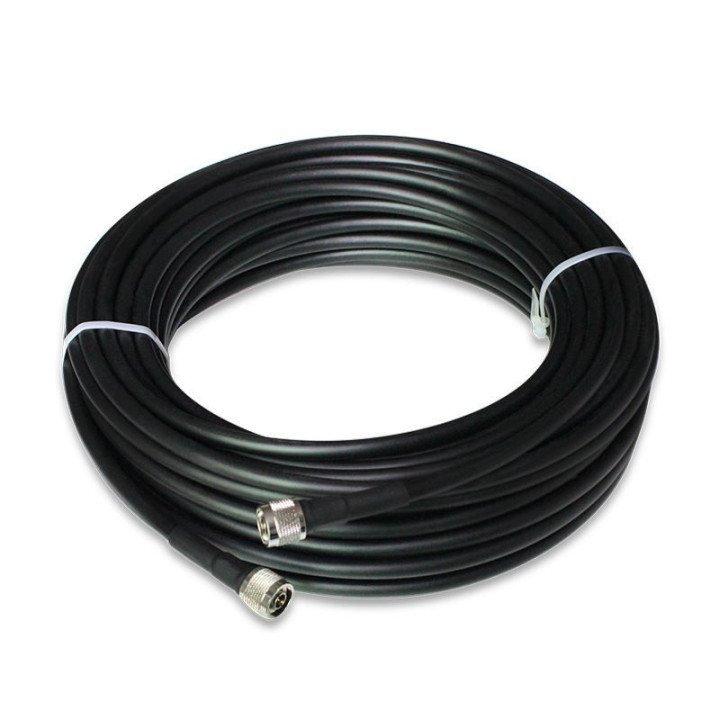 Cable RG8 con Conector RF Tipo N Macho 30M