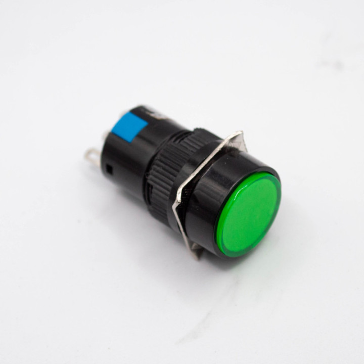 Interruptor Push Button P16 NC/NO 16mm 3 Pines