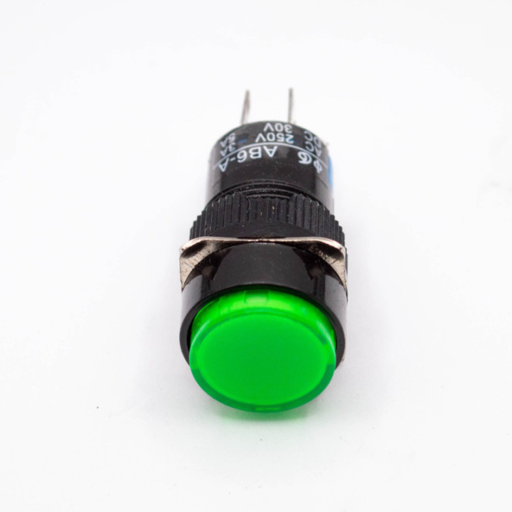 Interruptor Push Button P16 NC/NO 16mm 6 Pines con Bloqueo