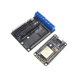 Tarjeta de Desarrollo IOT WIFI NodeMcu V2 ESP8266 SoM ESP-12E con Shield de Motores L293D