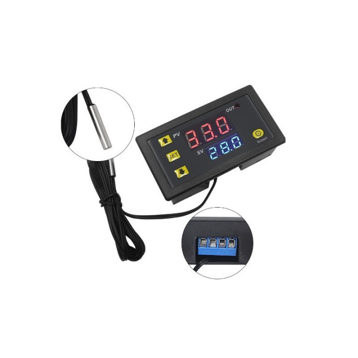 Termostatos Digitales para Control de Temperatura 12V/24V