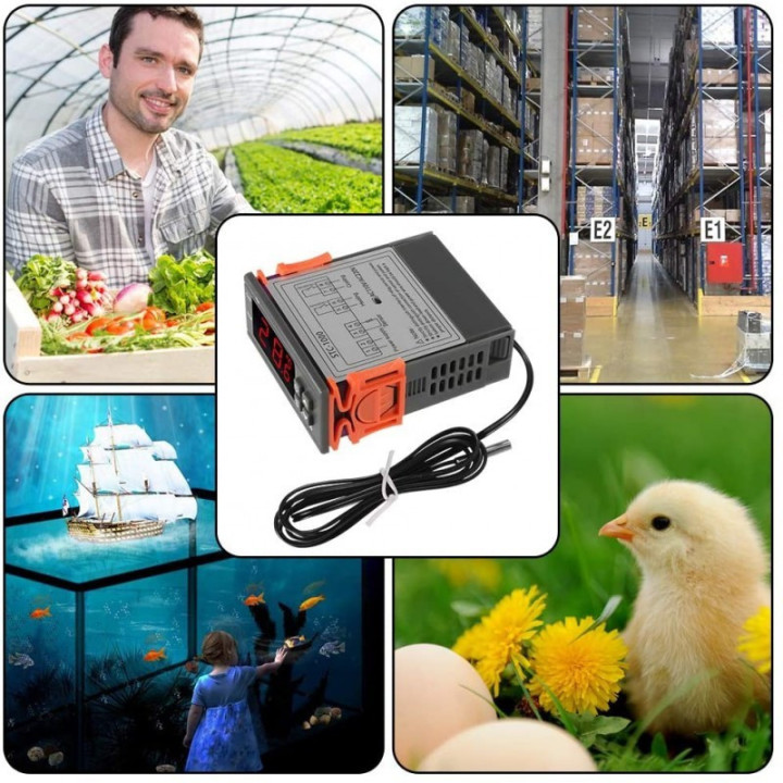 Termostatos Digitales para Control de Temperatura 110/220V